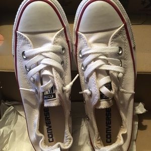 Converse White Slip On Sneakers